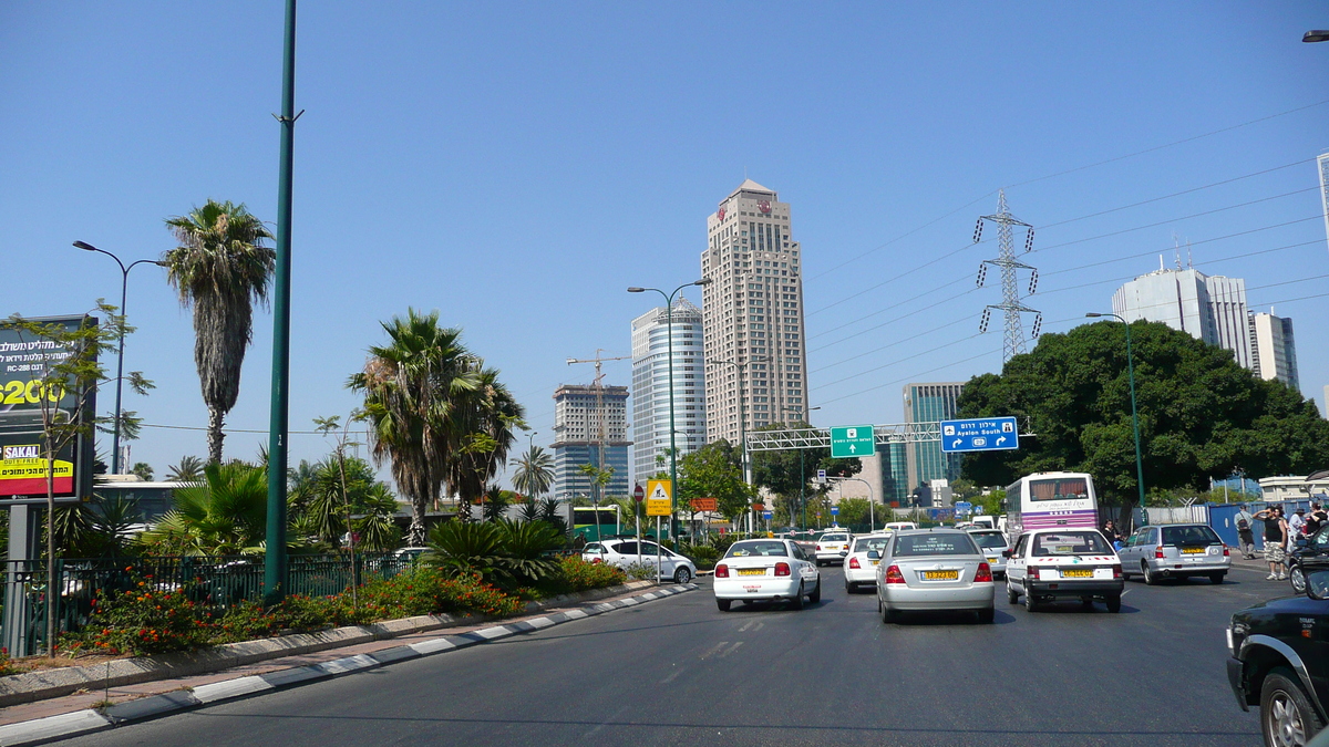 รูปถ่าย อิสราเอล(Israel) จากเทลอาวีฟไปท่าอากาศยานเบนกูเรียน(Tel Aviv to Ben Gurion Airport) 2007-06 9