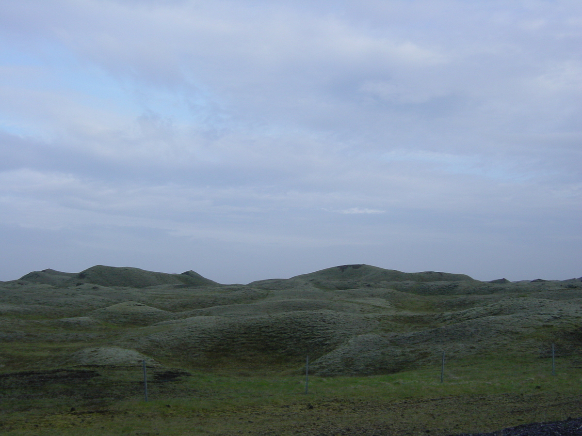 รูปถ่าย ไอซ์แลนด์(Iceland) ถนนหมายเลข 1 จากโยกุลซาร์เลานไปวีก(Road 1 Jokulsarlon to vik) 2003-06 22