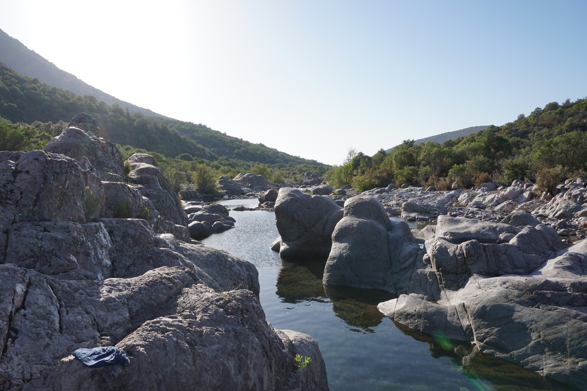 รูปถ่าย ฝรั่งเศส(France) คอร์สิคา(Corsica) แม่น้ำฟังโก(Fango river) 2017-07 12