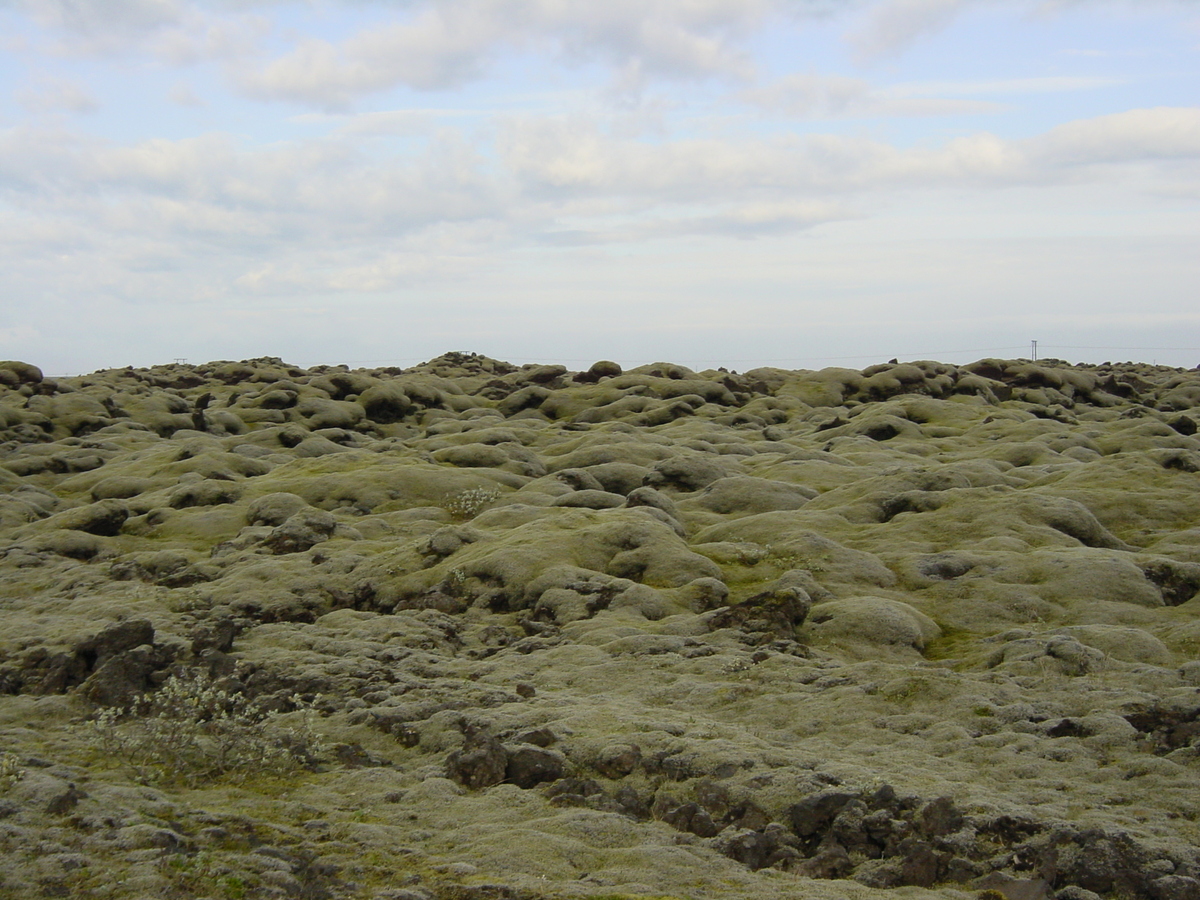 รูปถ่าย ไอซ์แลนด์(Iceland) ถนนหมายเลข 1 จากโยกุลซาร์เลานไปวีก(Road 1 Jokulsarlon to vik) 2003-06 12