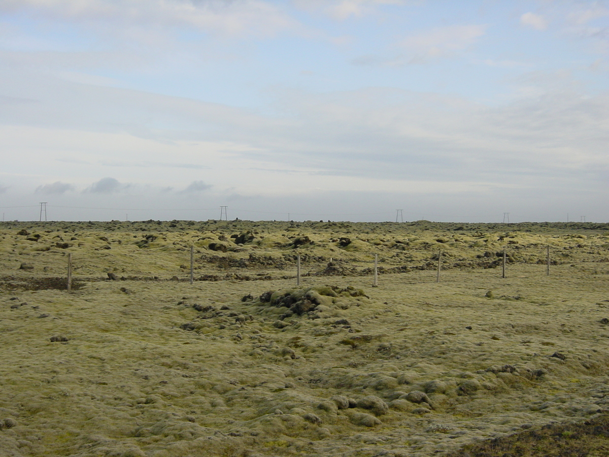 รูปถ่าย ไอซ์แลนด์(Iceland) ถนนหมายเลข 1 จากโยกุลซาร์เลานไปวีก(Road 1 Jokulsarlon to vik) 2003-06 21