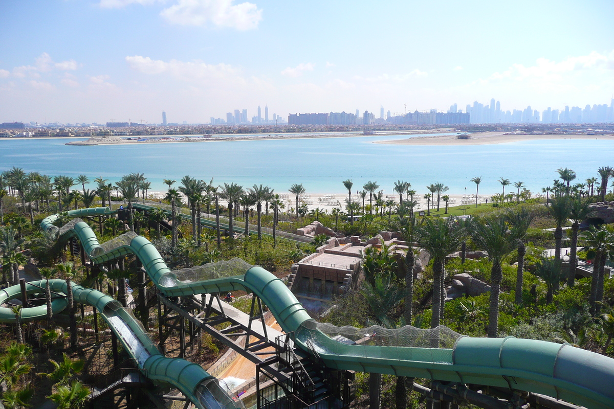 รูปถ่าย สหรัฐอาหรับเอมิเรตส์(United Arab Emirates) ดูไบ(Dubai) สวนน้ำอควาเวนเจอร์ ดูไบ(Dubai Aquaventure) 2009-01 31