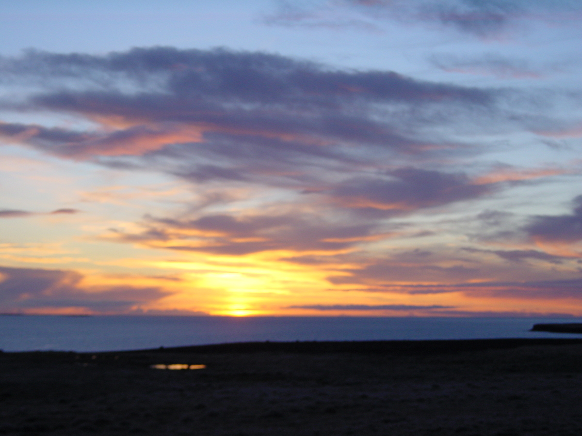 รูปถ่าย ไอซ์แลนด์(Iceland) ถนนหมายเลข 39 ไปเรคยาวิก(Road 39 to Reykjavik) 2003-03 19