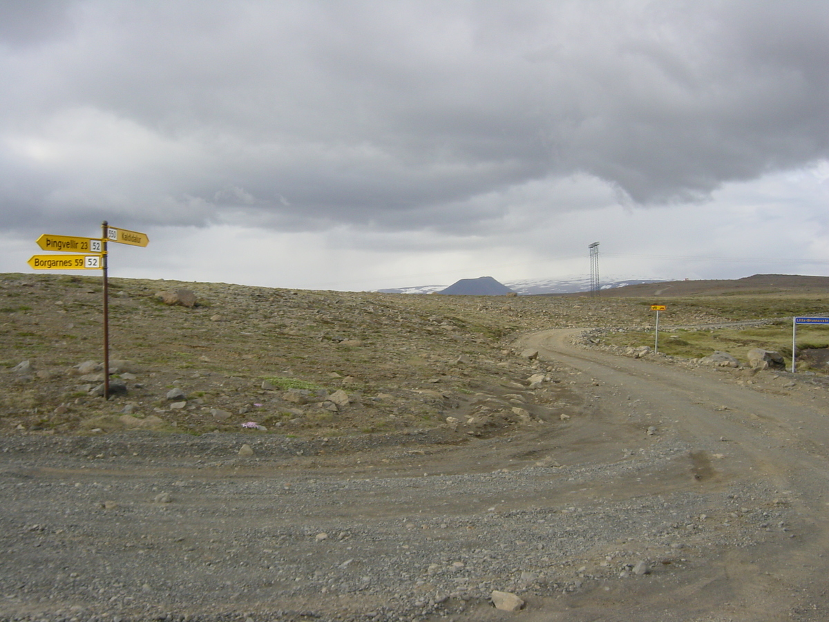 รูปถ่าย ไอซ์แลนด์(Iceland) ถนนหมายเลข 36, 52 และ 50(road 36, 52 and 50) 2003-06 2