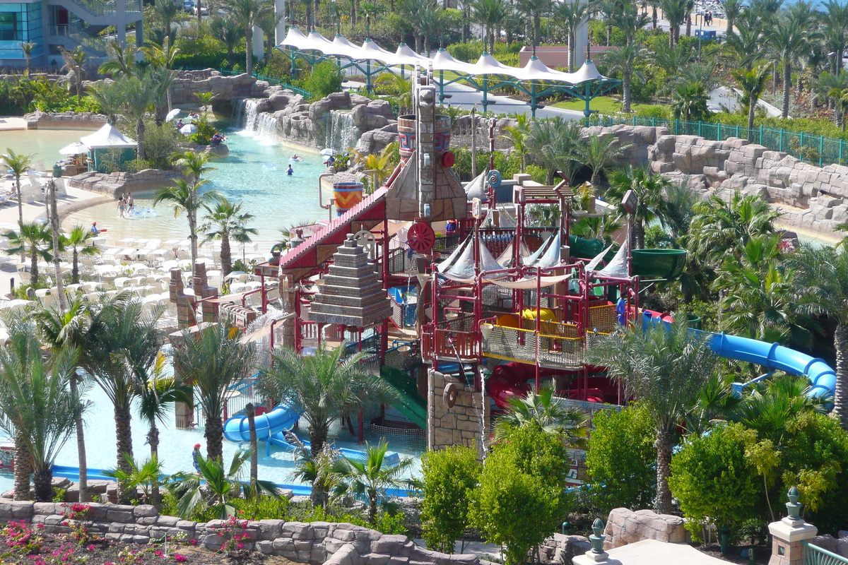 รูปถ่าย สหรัฐอาหรับเอมิเรตส์(United Arab Emirates) ดูไบ(Dubai) สวนน้ำอควาเวนเจอร์ ดูไบ(Dubai Aquaventure) 2009-01 138