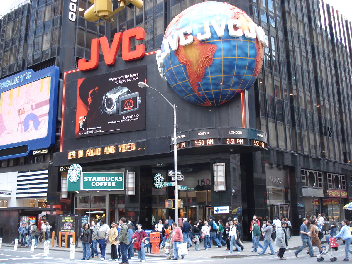 รูปถ่าย สหรัฐอเมริกา(United States) นิวยอร์ก(New York) ไทม์สแควร์(Times Square) 2006-03 27