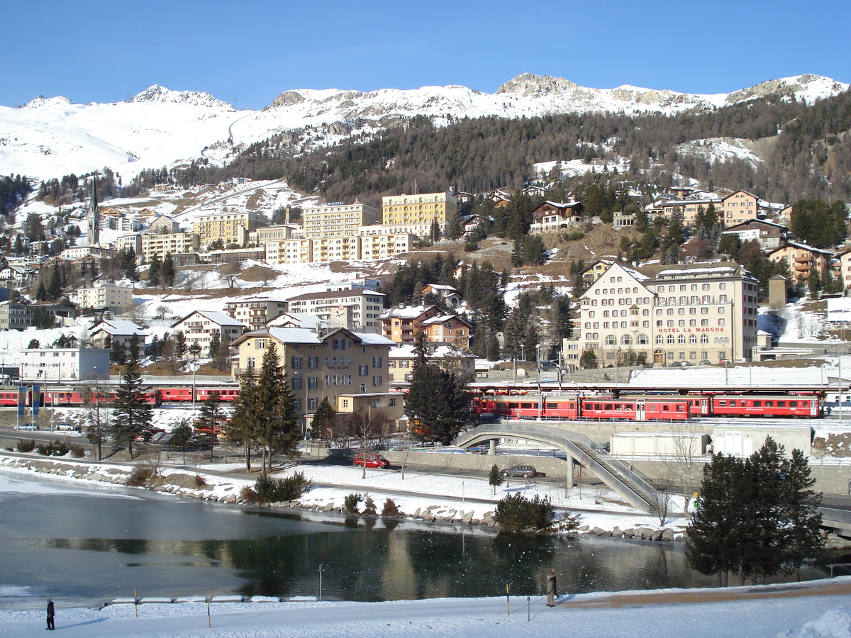 รูปถ่าย สวิสเซอร์แลนด์(Switzerland) เซนต์มอริตซ์(St Moritz) 2007-01 14