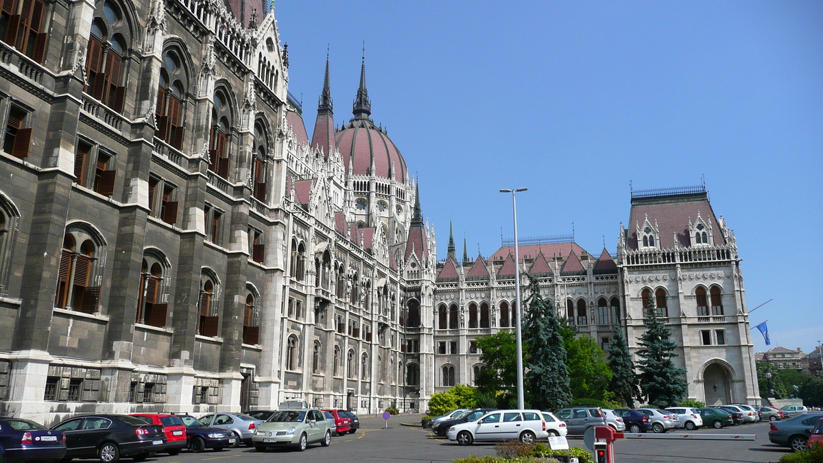 รูปถ่าย ฮังการี(Hungary) บูดาเปสต์(Budapest) อาคารรัฐสภาฮังการี(Budapest Parliament) 2007-06 2