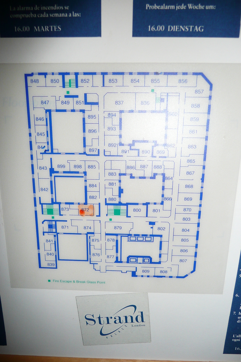 รูปถ่าย อังกฤษ(United Kingdom) ลอนดอน(London) โรงแรมสแตรนด์พาเลซ(Strand Palace Hotel) 2008-02 15