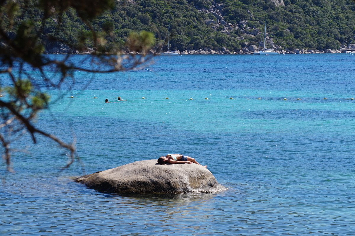 รูปถ่าย ฝรั่งเศส(France) คอร์สิคา(Corsica) หาดซันตาจูเลีย(Santa Giulia Beach) 2017-07 19