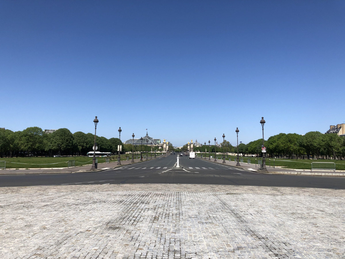 รูปถ่าย ฝรั่งเศส(France) ปารีสช่วงล็อกดาวน์(Paris lockdown) 2020-04 6