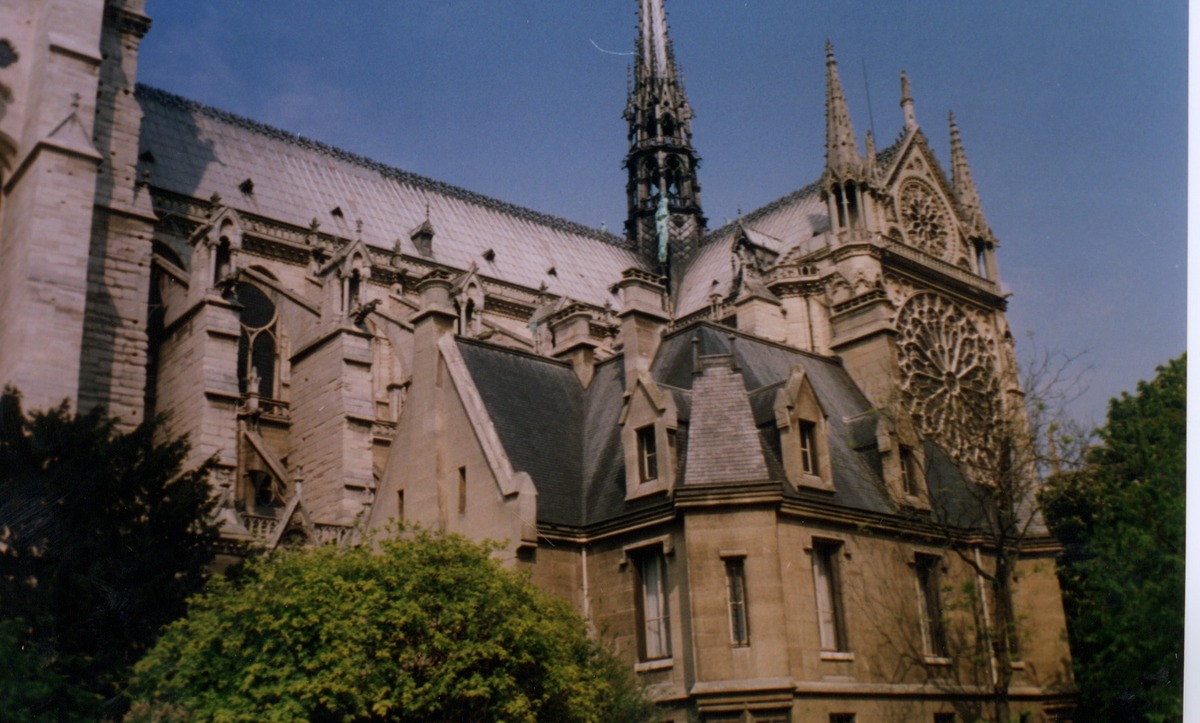 รูปถ่าย ฝรั่งเศส(France) ปารีส(Paris) มหาวิหารน็อทร์-ดาม(Notre Dame) 1996-05 3