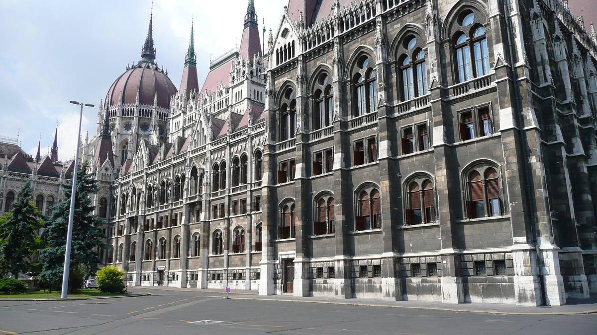 รูปถ่าย ฮังการี(Hungary) บูดาเปสต์(Budapest) อาคารรัฐสภาฮังการี(Budapest Parliament) 2007-06 44