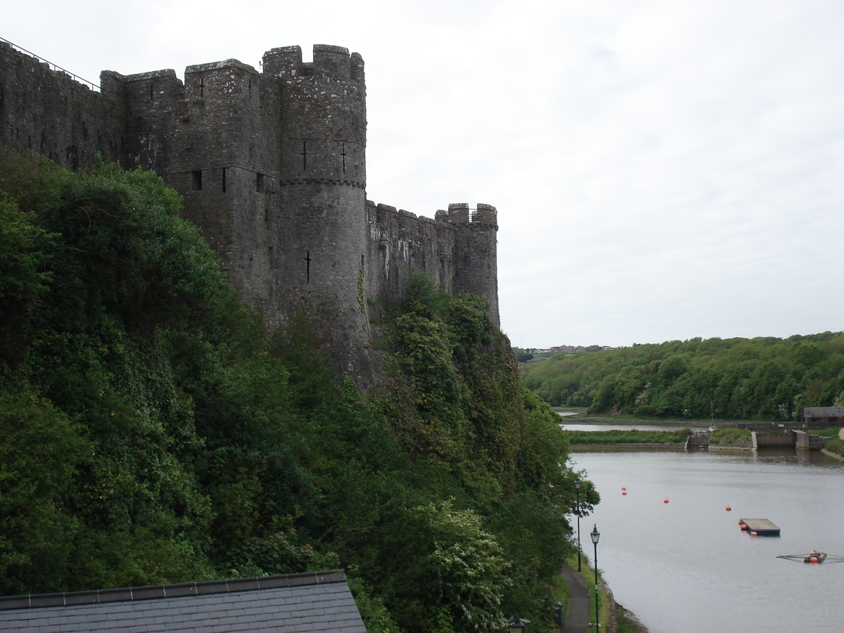 รูปถ่าย อังกฤษ(United Kingdom) เปมโบรคเชอร์(Pembrokeshire) เปมโบรค(Pembroke) ปราสาท(Castle) 2006-05 8