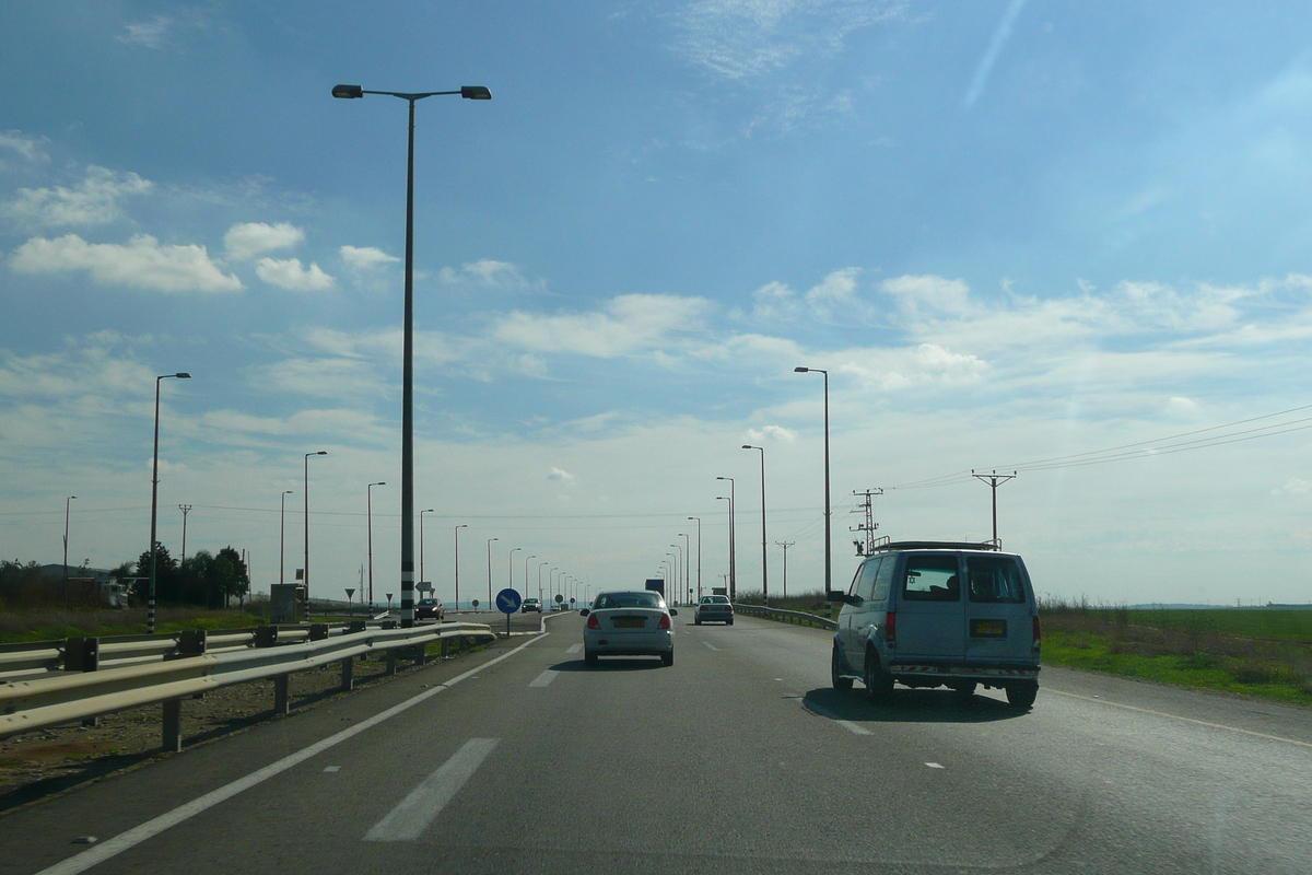 รูปถ่าย อิสราเอล(Israel) ถนนจากเทลอาวีฟไปเบเออร์เชบา(Tel Aviv to Beer Sheva road) 2007-12 27