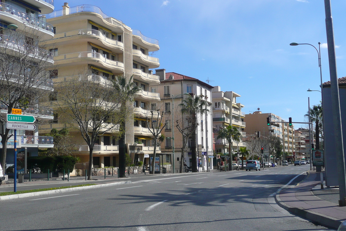 รูปถ่าย ฝรั่งเศส(France) คานส์(Cannes) ถนนการ์โน(Boulevard Carnot) 2008-03 2