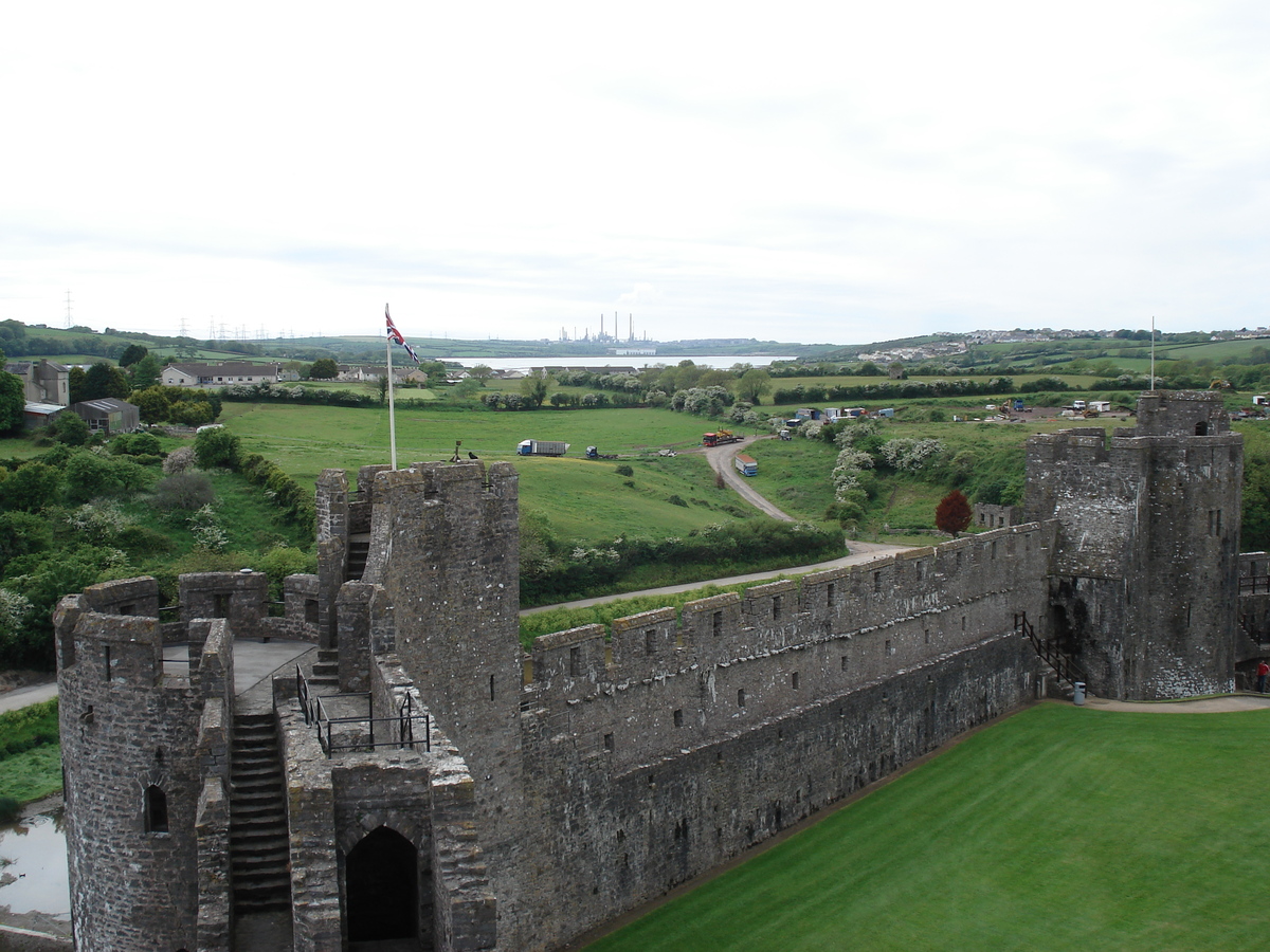 รูปถ่าย อังกฤษ(United Kingdom) เปมโบรคเชอร์(Pembrokeshire) เปมโบรค(Pembroke) ปราสาท(Castle) 2006-05 25