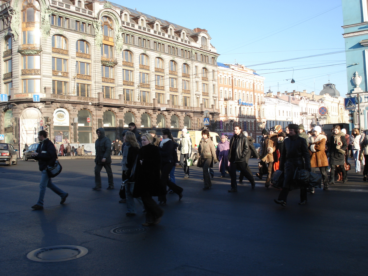 รูปถ่าย รัสเซีย(Russia) เซนต์ปีเตอร์สเบิร์ก(St Petersburg) ถนนเนฟสกี(Nevsky Prospect) 2006-03 81