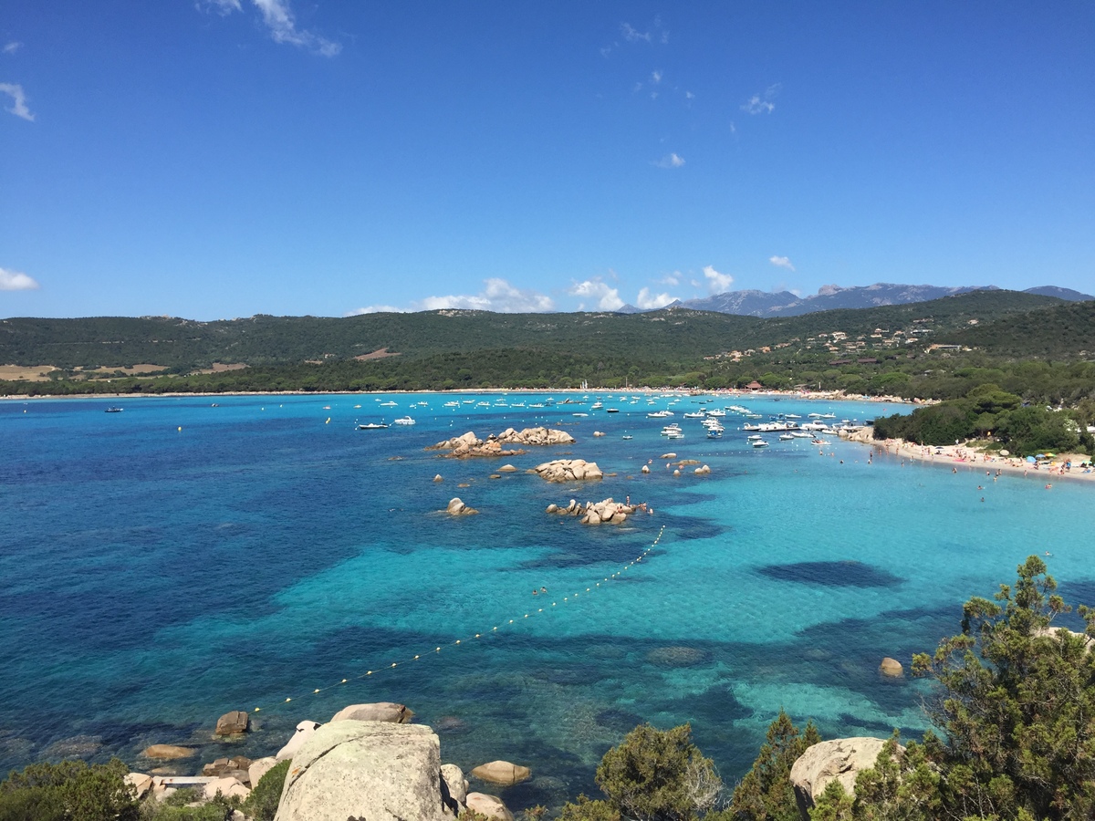 รูปถ่าย ฝรั่งเศส(France) คอร์สิคา(Corsica) หาดซันตาจูเลีย(Santa Giulia Beach) 2017-07 48