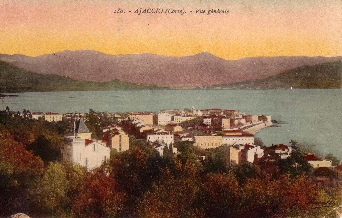 รูปถ่าย ฝรั่งเศส(France) คอร์สิคา(Corsica) โปสการ์ดเก่า(Old Postcards) 1900-01 14