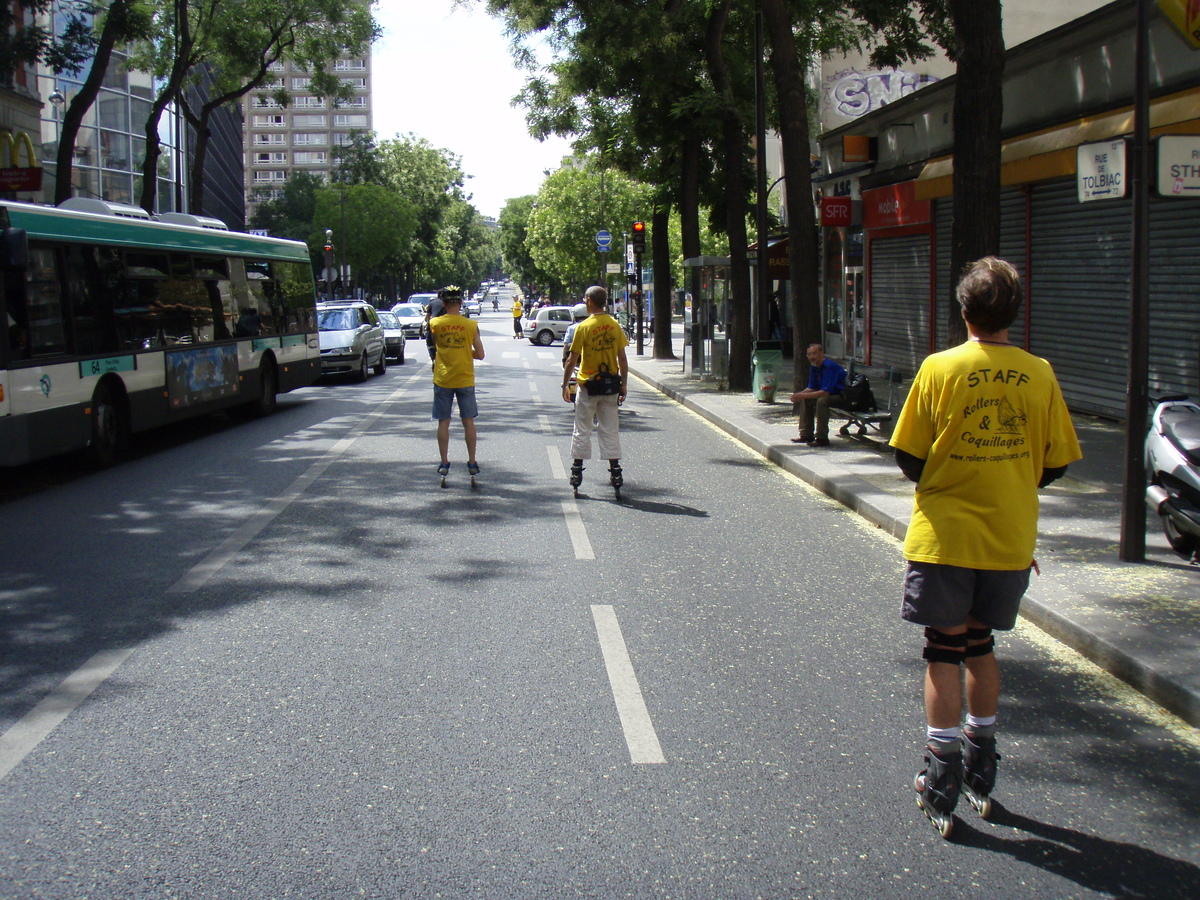 รูปถ่าย ฝรั่งเศส(France) ปารีส(Paris) เล่นสเก็ตในปารีส(Randonnee Roller et Coquillages) 2007-07 70
