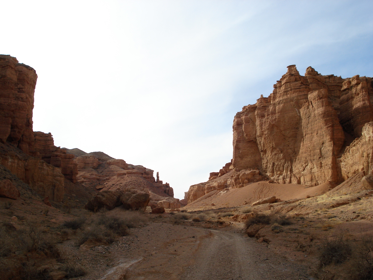 รูปถ่าย คาซัคสถาน(Kazakhstan) หุบผาชารึน(Charyn Canyon) 2007-03 88
