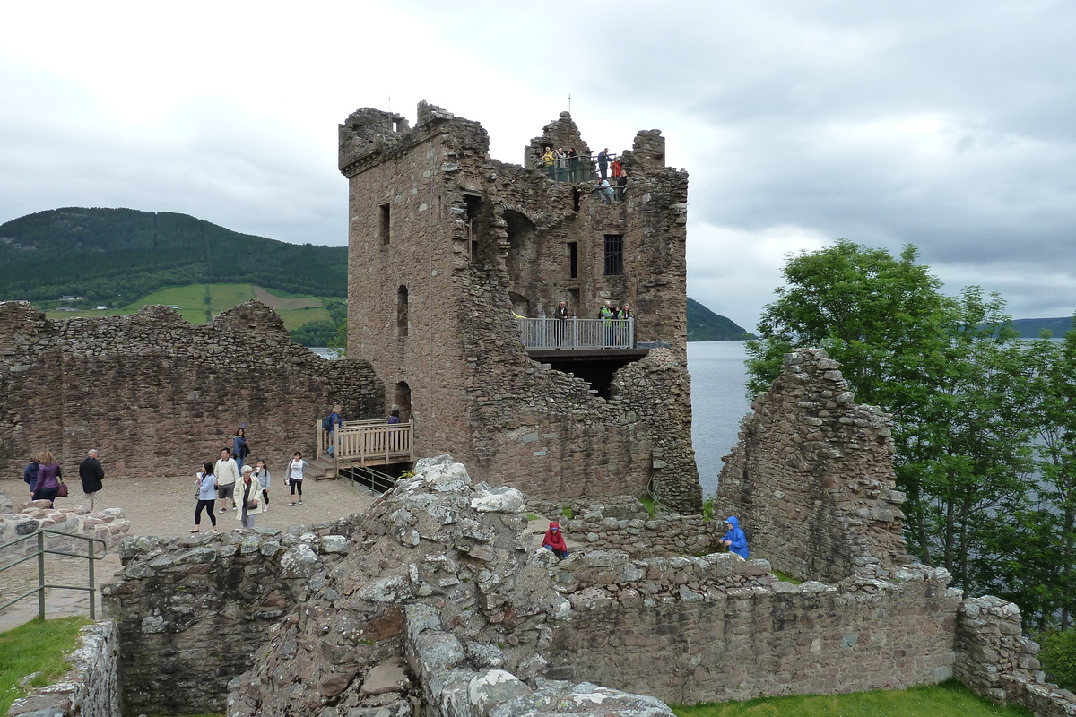 รูปถ่าย อังกฤษ(United Kingdom) สกอตแลนด์(Scotland) ปราสาทเออร์คูฮาร์ต (ทะเลสาบล็อกเนสส์)(Urquhart Castle (Loch Ness)) 2011-07 52
