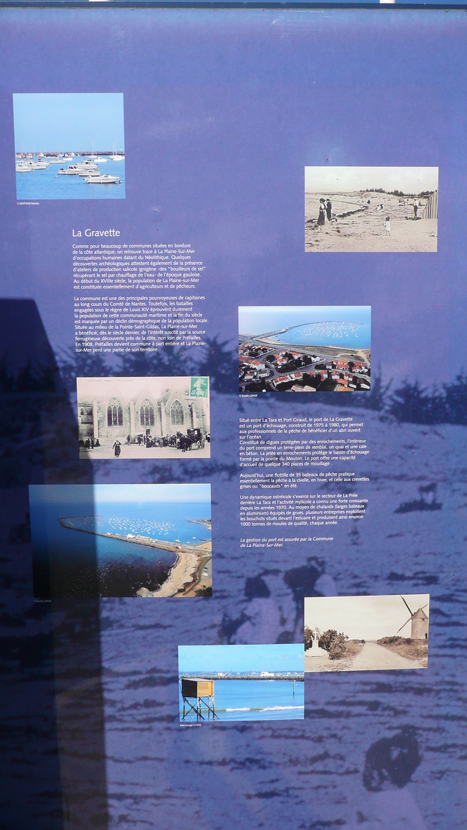 รูปถ่าย ฝรั่งเศส(France) ลาแปลน-ซูร์-แมร์(La Plaine sur mer) ท่าเรือลากราแว็ต(Port de la gravette) 2007-07 28
