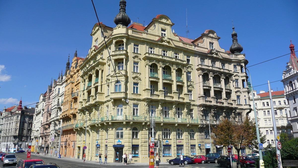 รูปถ่าย สาธารณรัฐเช็ก(Czech Republic) ปราก(Prague) แม่น้ำวัลตาวา(Vltava river) 2007-07 18
