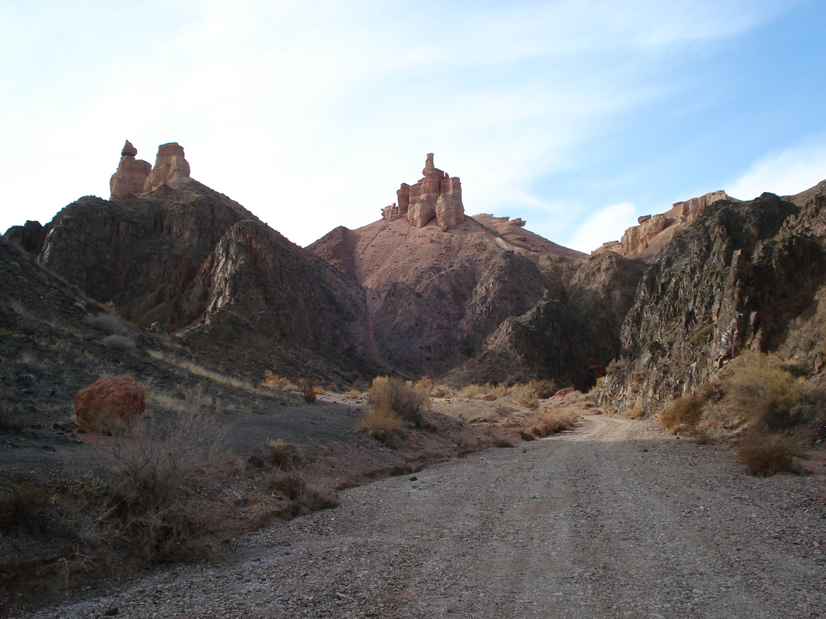 รูปถ่าย คาซัคสถาน(Kazakhstan) หุบผาชารึน(Charyn Canyon) 2007-03 190