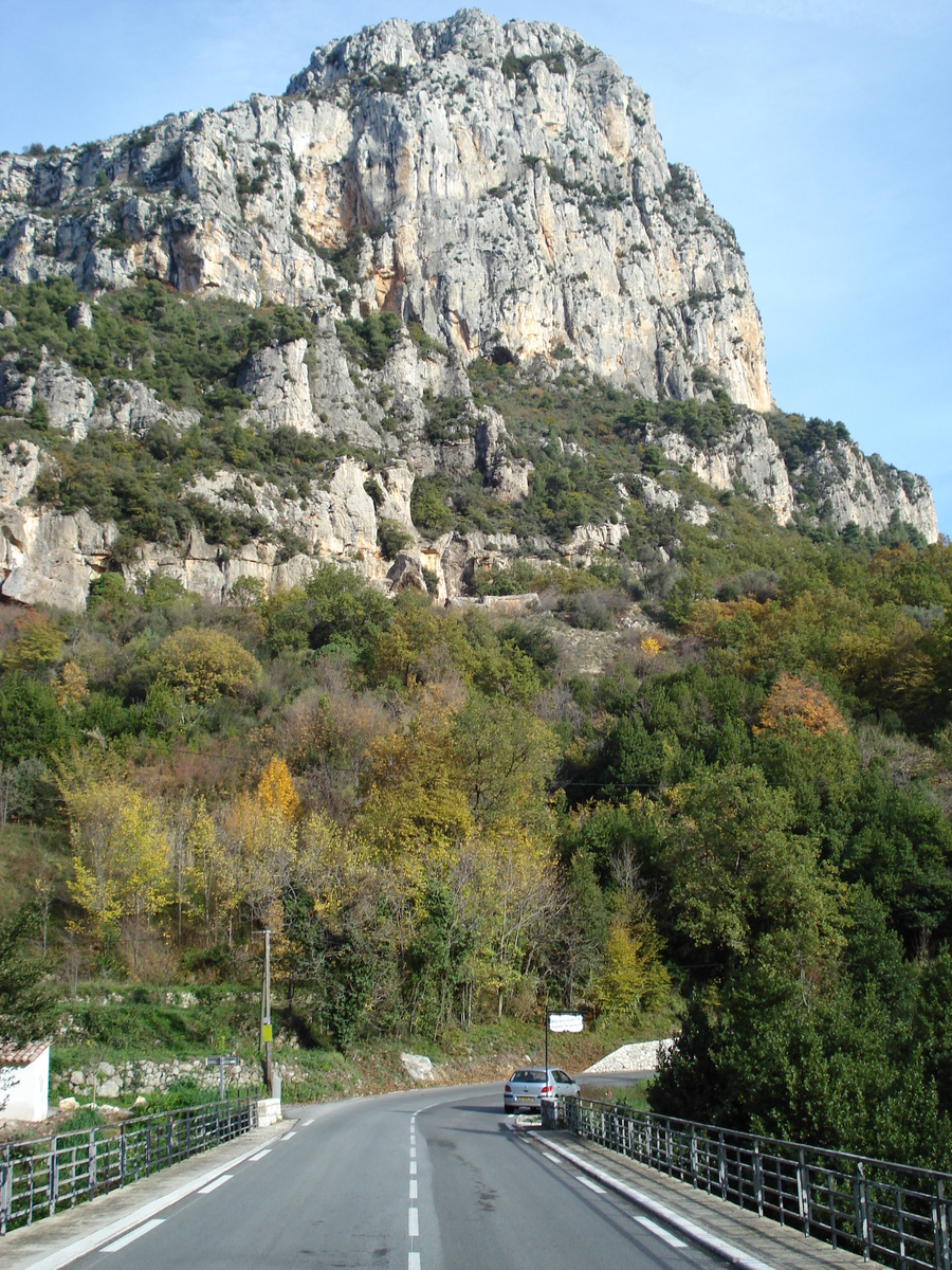 รูปถ่าย ฝรั่งเศส(France) เฟรนช์ริวิเอรา(French Riviera) ถนนจากวองซ์ไปแซ็ง-ฌาเน(Vence to St. Jeannet Road) 2006-12 37
