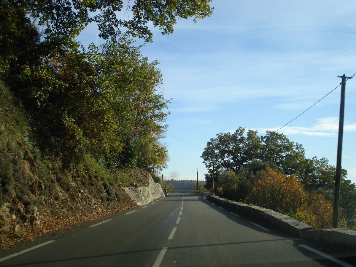 รูปถ่าย ฝรั่งเศส(France) เฟรนช์ริวิเอรา(French Riviera) ถนนจากวองซ์ไปแซ็ง-ฌาเน(Vence to St. Jeannet Road) 2006-12 10