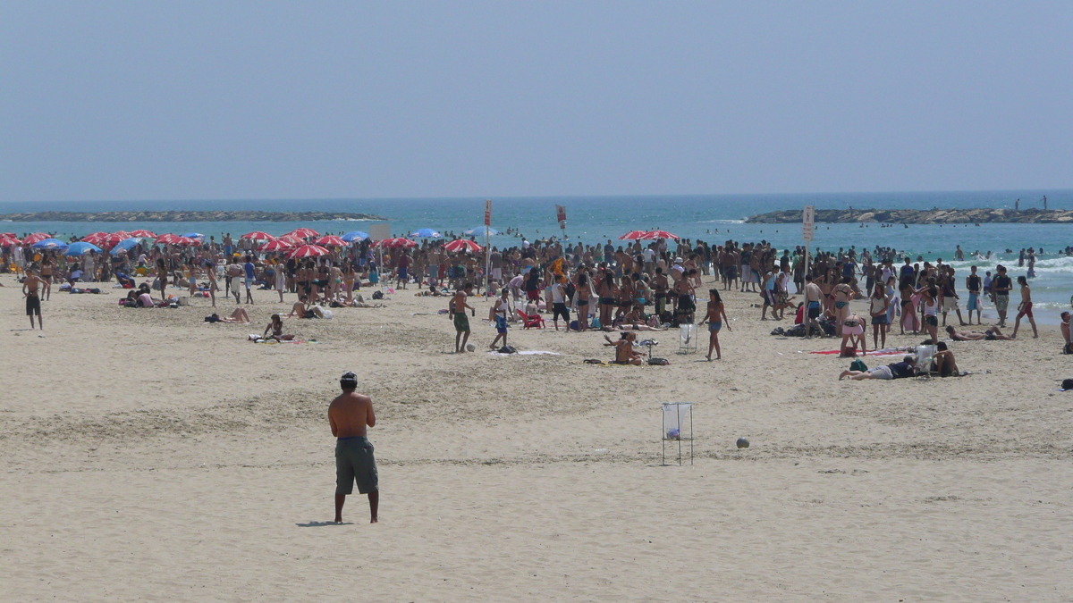 รูปถ่าย อิสราเอล(Israel) เทลอาวีฟ(Tel Aviv) หาดเทลอาวีฟ(Tel Aviv Beach) 2007-06 14