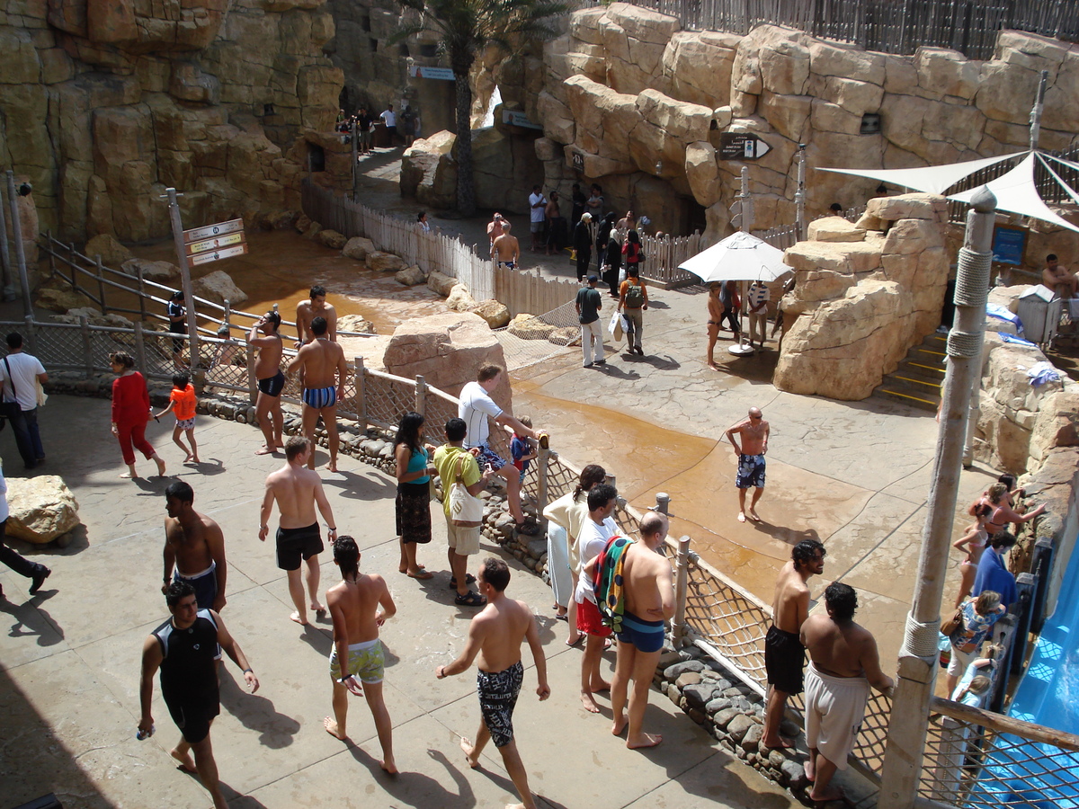 รูปถ่าย สหรัฐอาหรับเอมิเรตส์(United Arab Emirates) ดูไบ(Dubai) สวนน้ำไวลด์วาดี(Wild Wadi) 2007-03 15