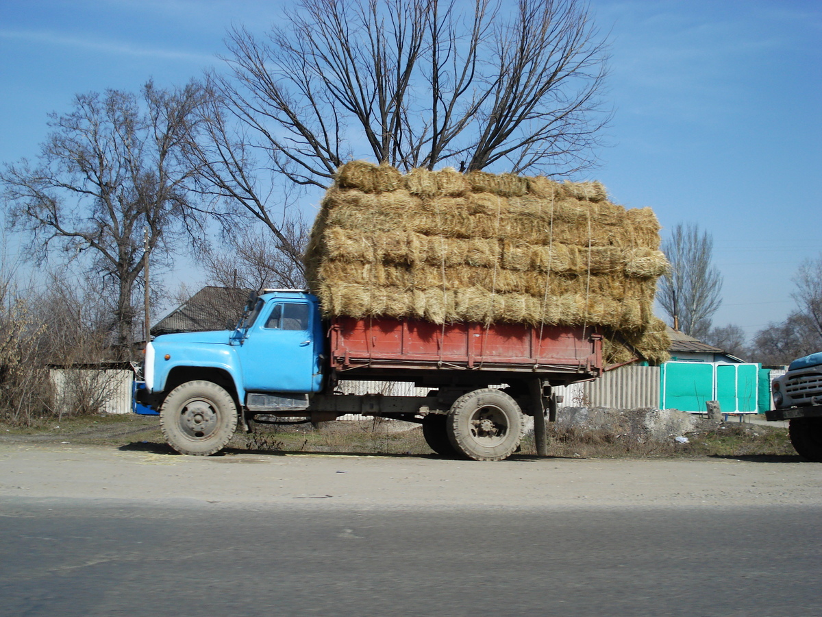 รูปถ่าย คาซัคสถาน(Kazakhstan) ถนนจากอัลมาตีไปหุบผาชารึน(Almaty to Charyn Canyon road) 2007-03 8
