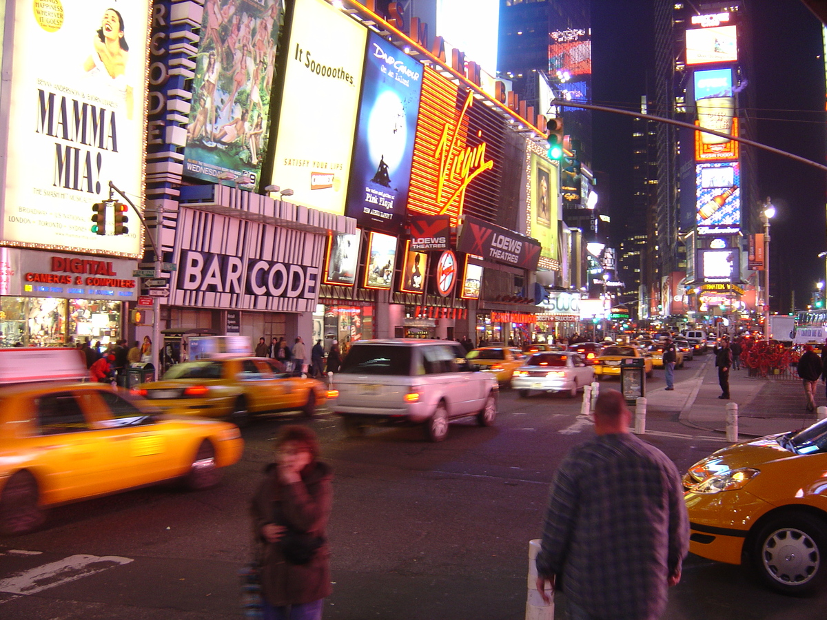 รูปถ่าย สหรัฐอเมริกา(United States) นิวยอร์ก(New York) ไทม์สแควร์(Times Square) 2006-03 56