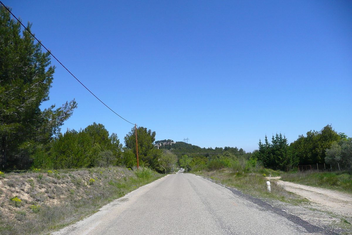 รูปถ่าย ฝรั่งเศส(France) โพรว็องส์(Provence) ถนนจากโบแกร์ไปปงดูการ์(Beaucaire to pont du gard road) 2008-04 40