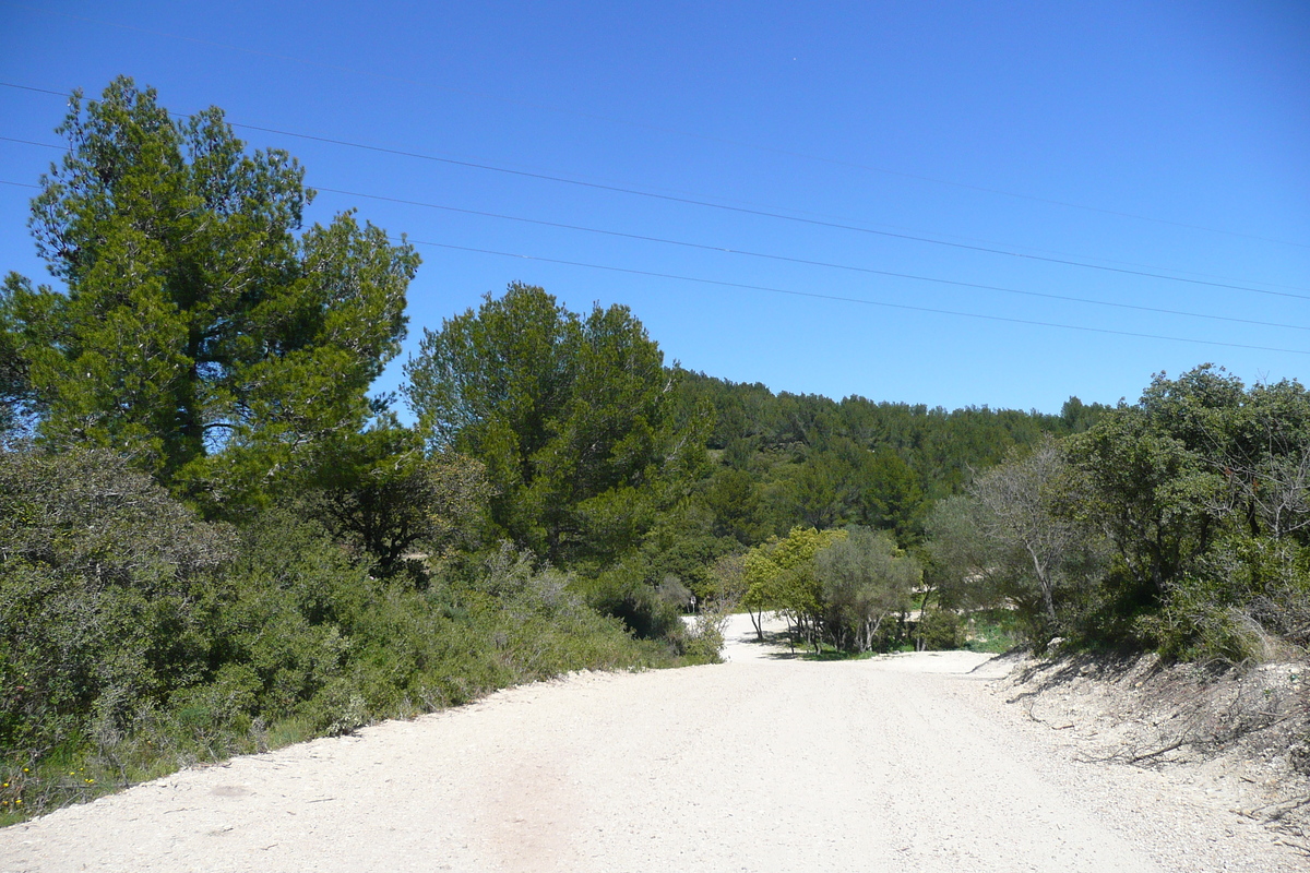 รูปถ่าย ฝรั่งเศส(France) โพรว็องส์(Provence) ถนนจากโบแกร์ไปปงดูการ์(Beaucaire to pont du gard road) 2008-04 5