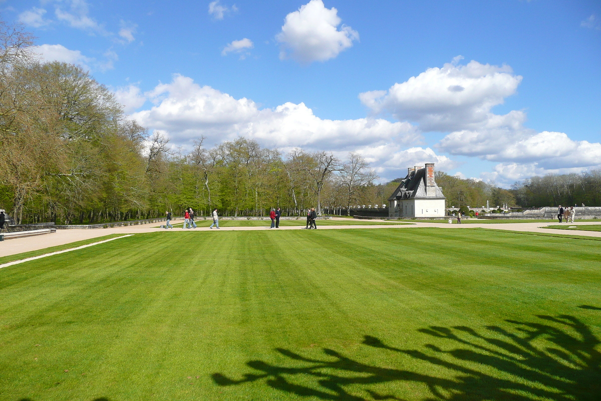 รูปถ่าย ฝรั่งเศส(France) ปราสาทเชอนงโซ(Chenonceau Castle) สวนปราสาทเชอนงโซ(Gardens of Chenonceau) 2008-04 17