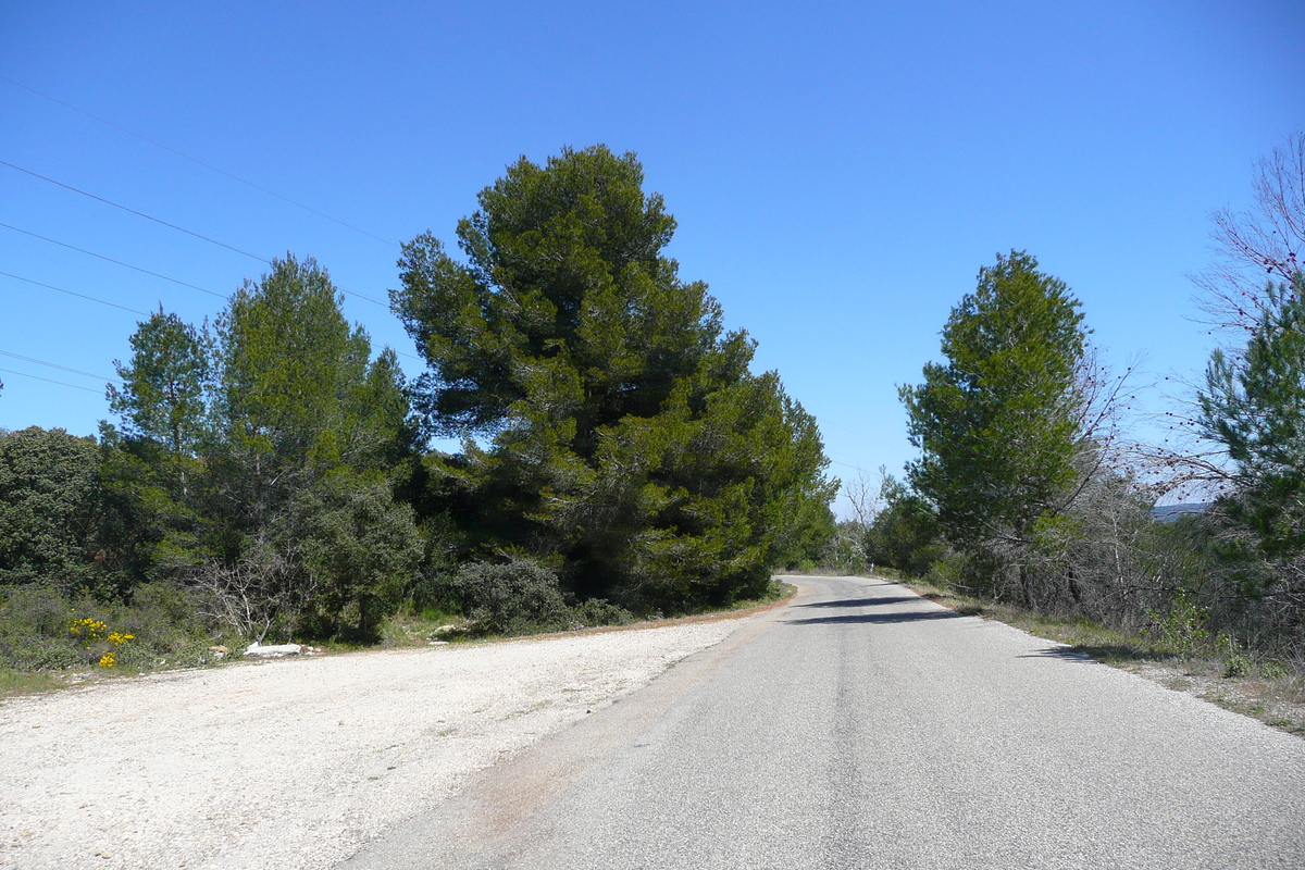 รูปถ่าย ฝรั่งเศส(France) โพรว็องส์(Provence) ถนนจากโบแกร์ไปปงดูการ์(Beaucaire to pont du gard road) 2008-04 20