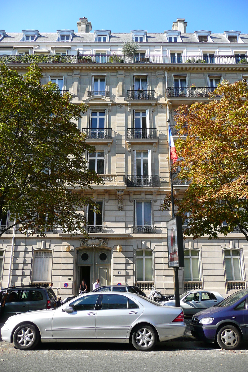 รูปถ่าย ฝรั่งเศส(France) ปารีส(Paris) ถนนโอช(Avenue Hoche) 2007-09 18