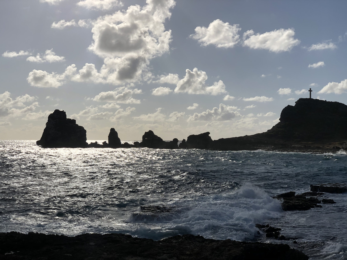 รูปถ่าย กวาเดอลูป(Guadeloupe) แหลมคาสเซิลพอยต์(Castle Point) 2021-02 155