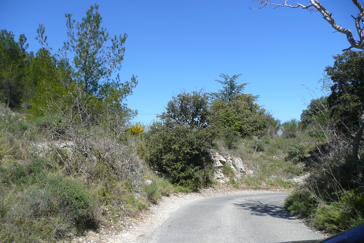 รูปถ่าย ฝรั่งเศส(France) โพรว็องส์(Provence) ถนนจากโบแกร์ไปปงดูการ์(Beaucaire to pont du gard road) 2008-04 13