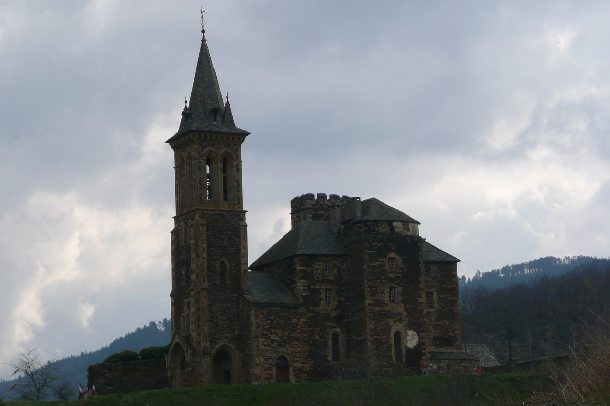 รูปถ่าย ฝรั่งเศส(France) เทือกเขาเซแวน(Cevennes Mountains) ถนนจากโกกูแรสไปฟลอรัก(Cocures to Florac road) 2008-04 12