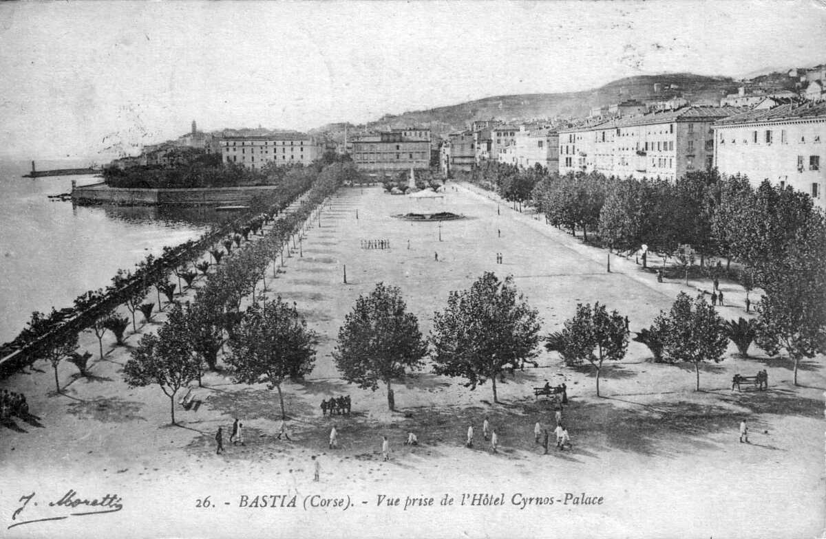 รูปถ่าย ฝรั่งเศส(France) คอร์สิคา(Corsica) โปสการ์ดเก่า(Old Postcards) บาสเทีย(Bastia) 1900-01 42