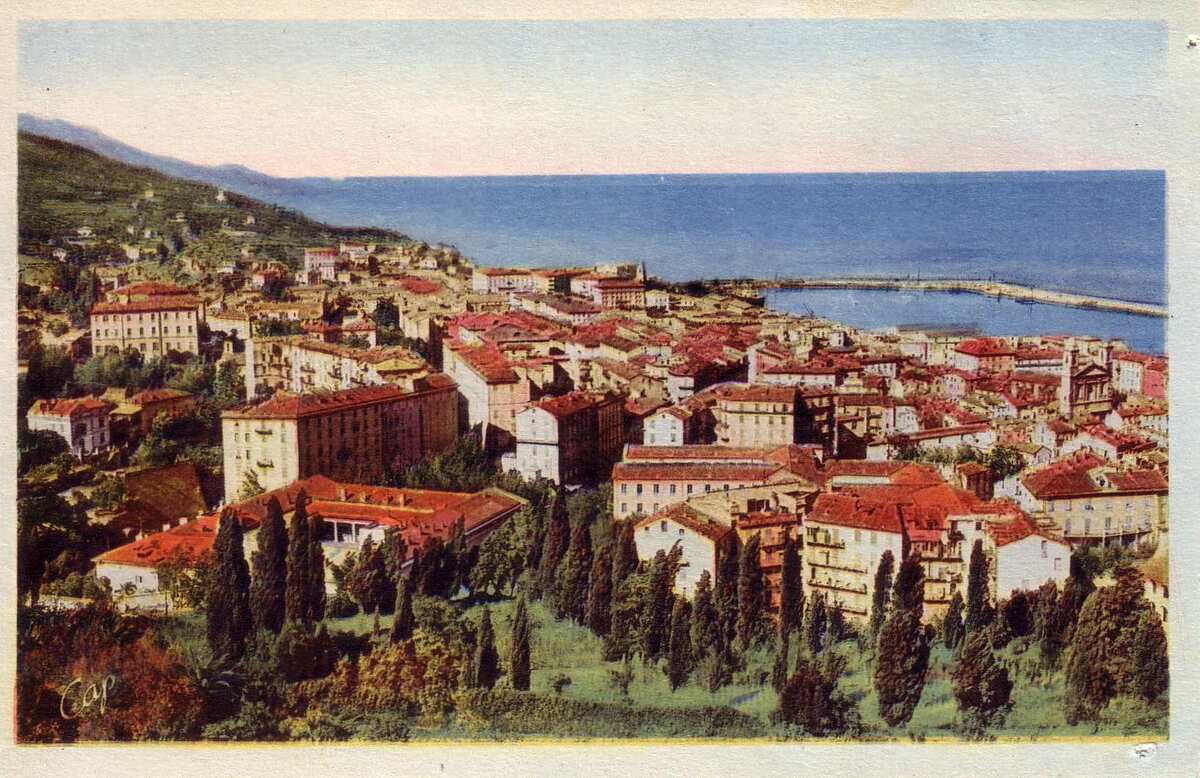 รูปถ่าย ฝรั่งเศส(France) คอร์สิคา(Corsica) โปสการ์ดเก่า(Old Postcards) บาสเทีย(Bastia) 1900-01 88