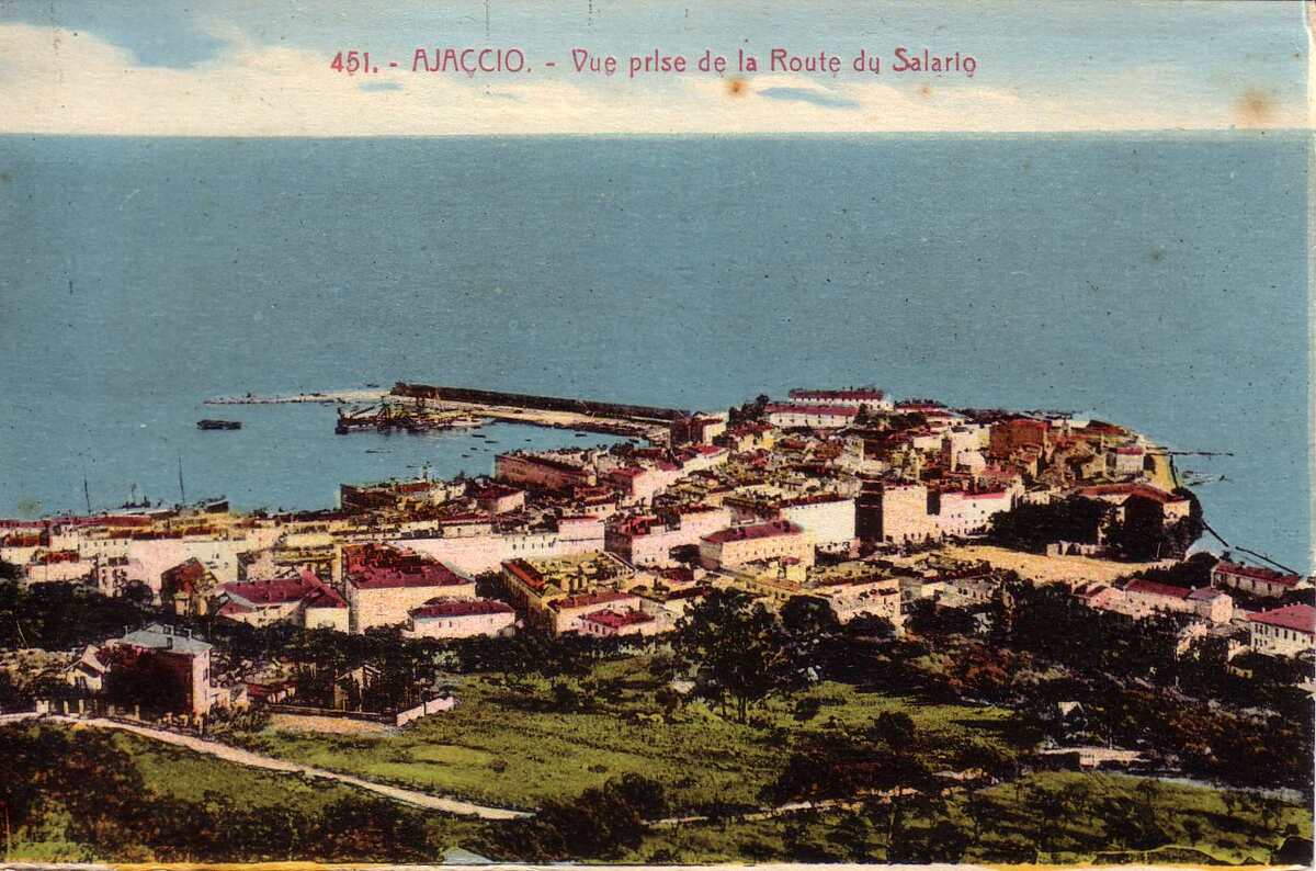 รูปถ่าย ฝรั่งเศส(France) คอร์สิคา(Corsica) โปสการ์ดเก่า(Old Postcards) 1900-01 10