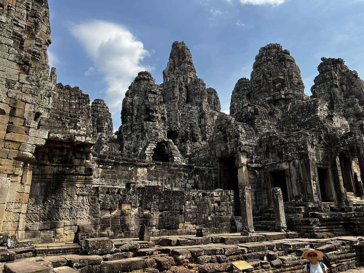 รูปถ่าย กัมพูชา(Cambodia) เสียมราฐ(Siem Reap) ปราสาทบายน(Bayon) 2023-01 124