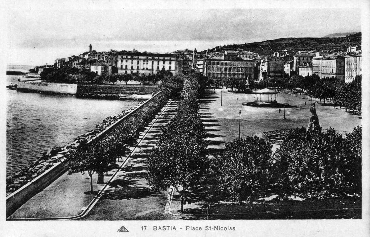 รูปถ่าย ฝรั่งเศส(France) คอร์สิคา(Corsica) โปสการ์ดเก่า(Old Postcards) บาสเทีย(Bastia) 1900-01 83