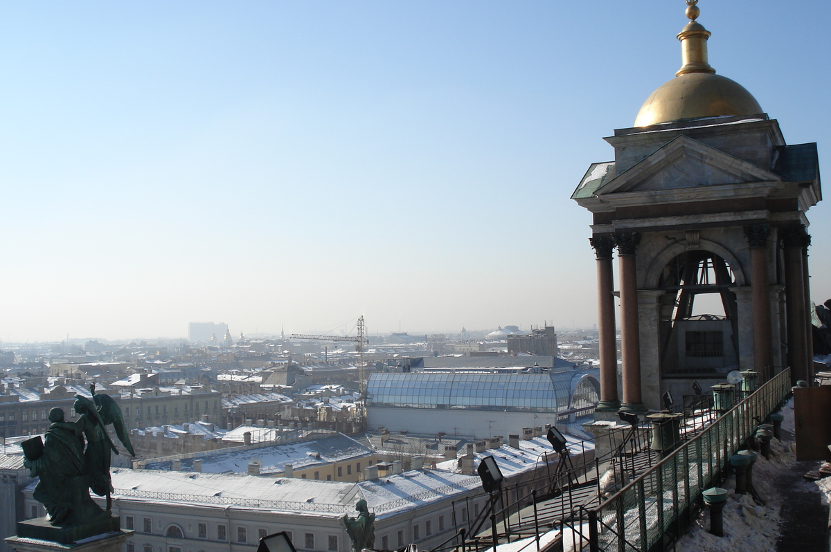 รูปถ่าย รัสเซีย(Russia) เซนต์ปีเตอร์สเบิร์ก(St Petersburg) มหาวิหารเซนต์ไอแซก(St Isaac cathedral) 2006-03 2